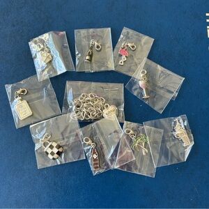 Assorted Silver Charms Bracelet Kit Collection